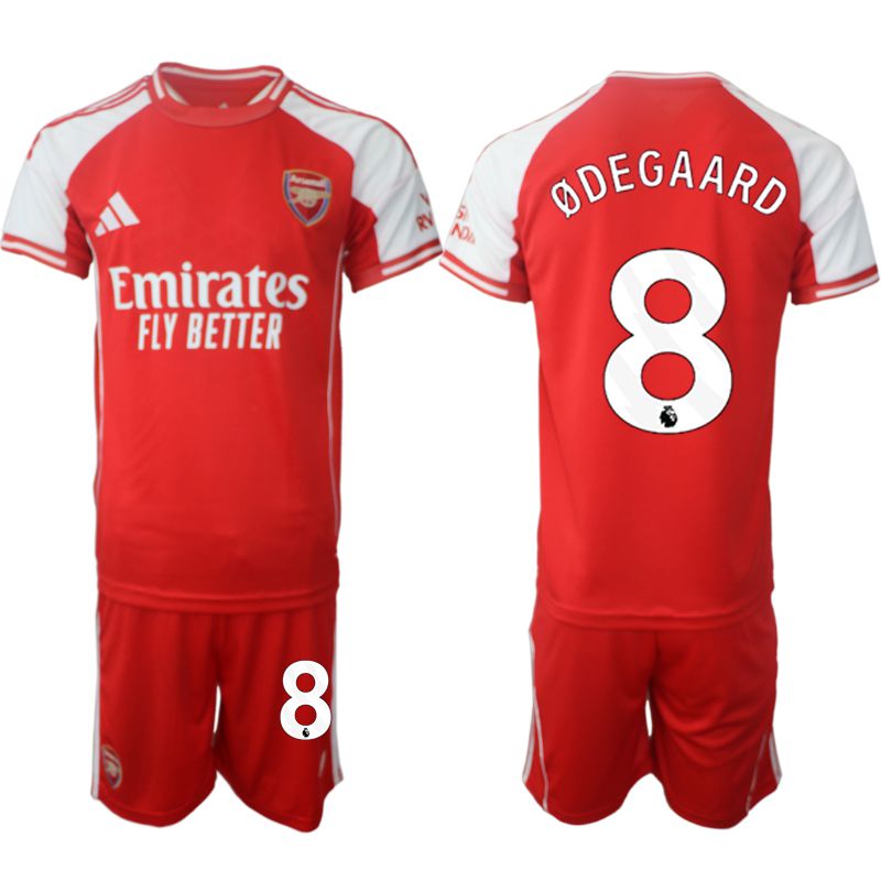 Men 2025-2026 Season Club Arsenal home red #8 Soccer Jersey